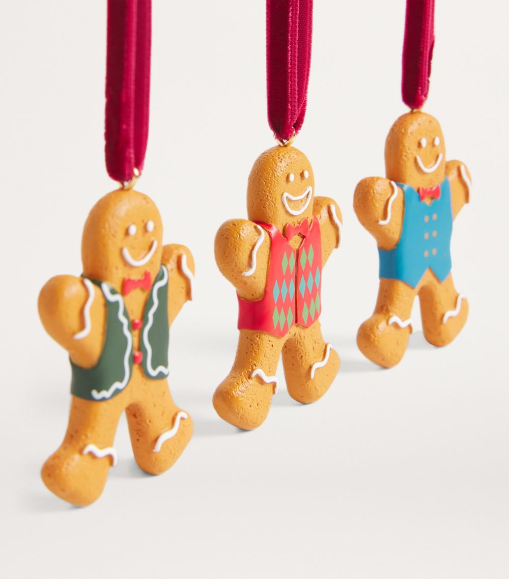 Harrods Harrods Gingerbread Man Tree Decorations (Set Of 3)