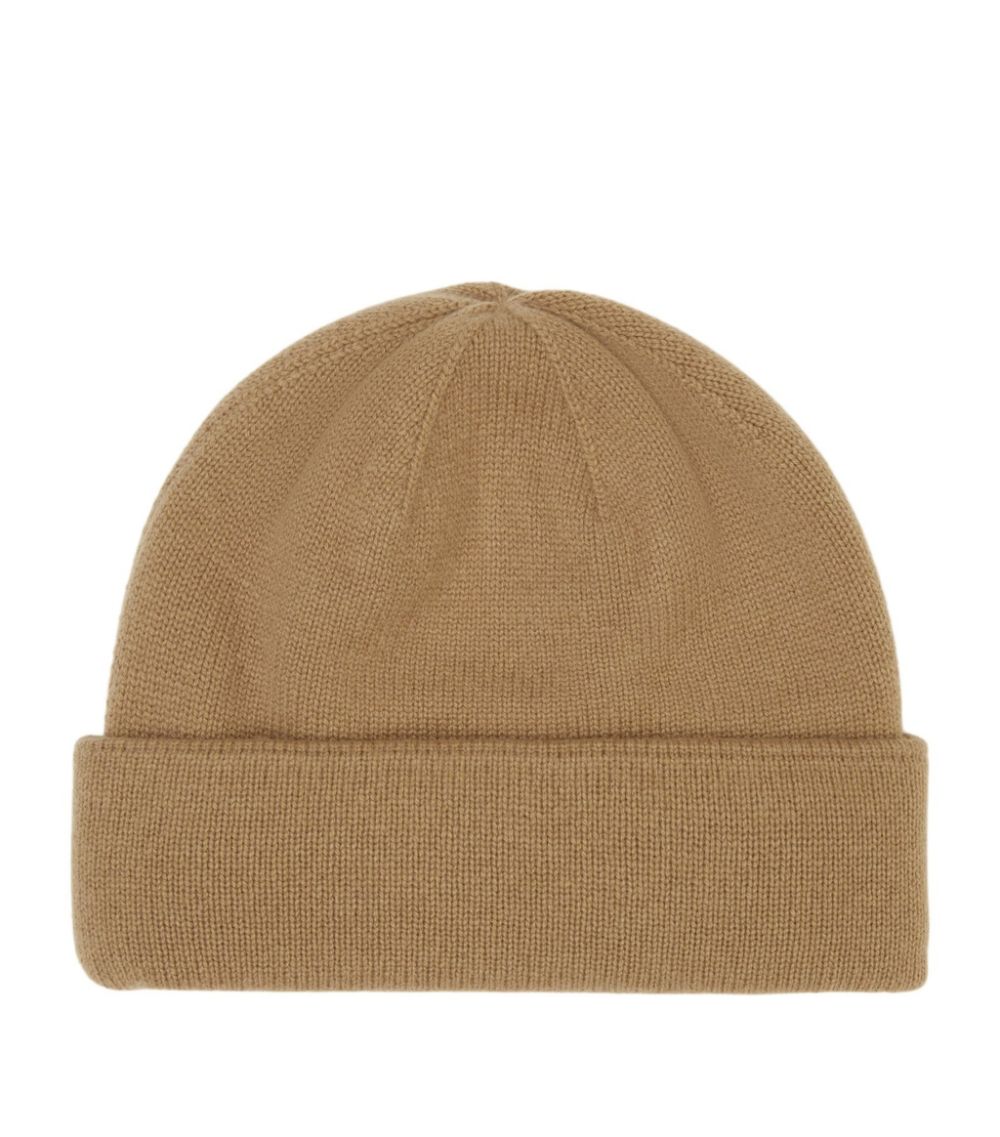 Burberry Burberry Cashmere Oak Leaf Crest Beanie