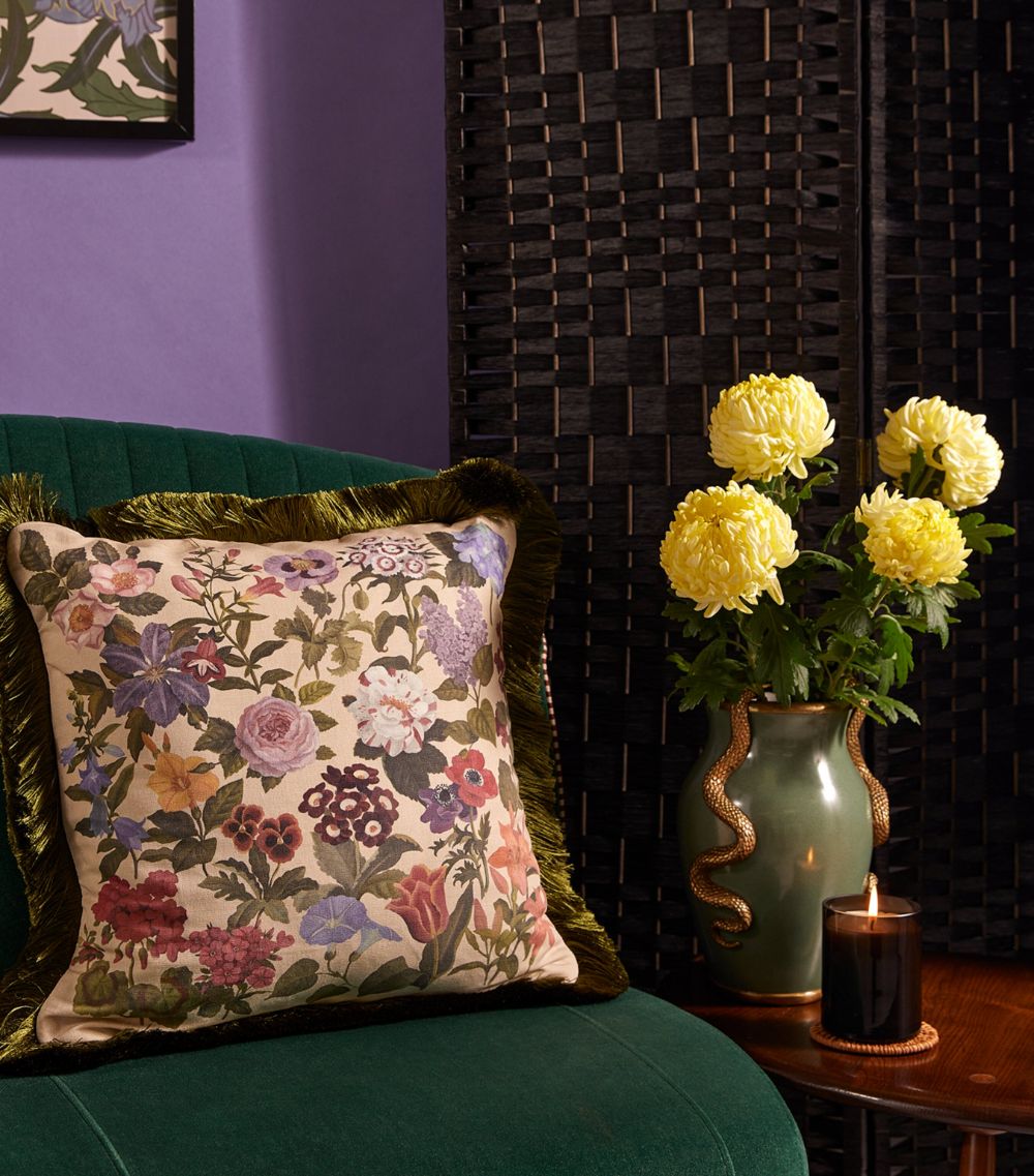 House Of Hackney House Of Hackney Linen-Blend Floralia Cushion