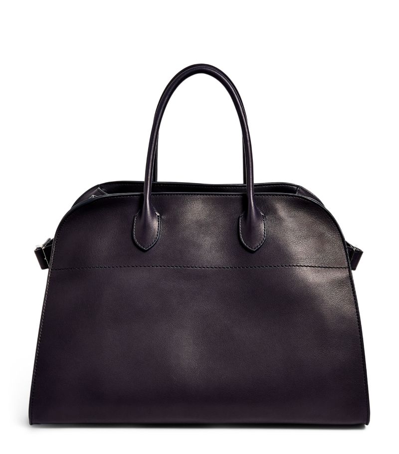 The Row The Row Leather Margaux 12 Top-Handle Bag