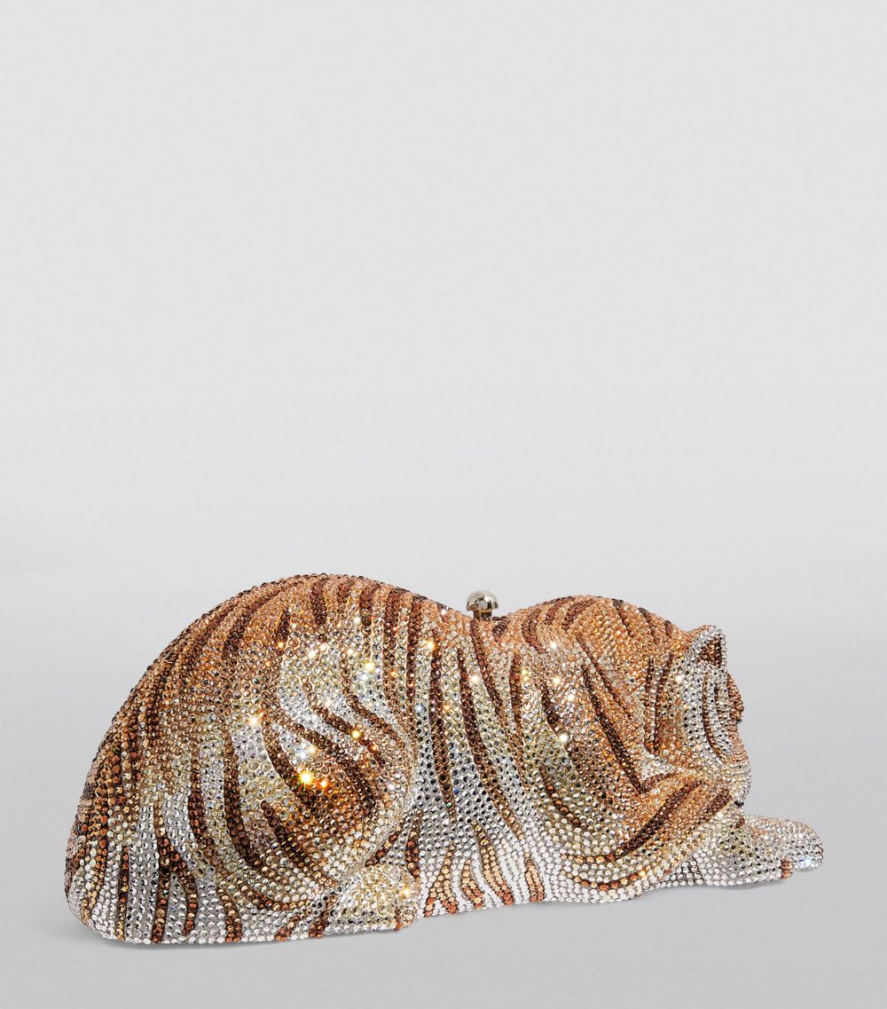 Judith Leiber Judith Leiber Embellished Bengal Tiger Clutch