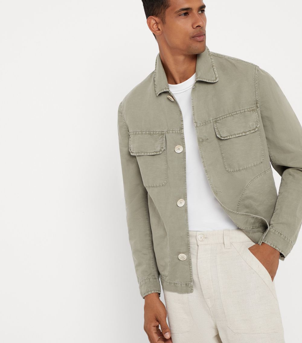 Brunello Cucinelli Brunello Cucinelli Cotton-Linen Overshirt