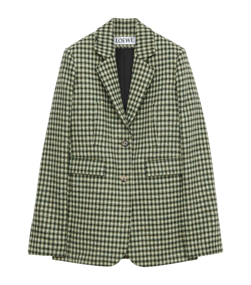 Loewe Loewe Wool Check Blazer