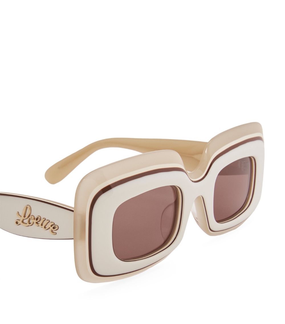 Loewe Loewe X Paula'S Ibiza Layered Rectangular Sunglasses