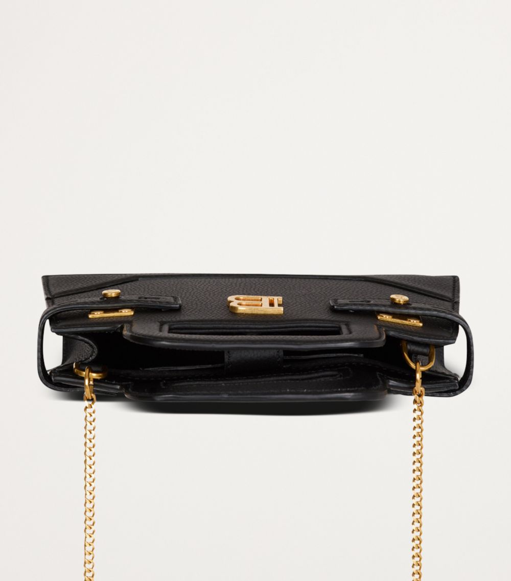 Balmain Balmain Small Leather B-Buzz Top-Handle Bag