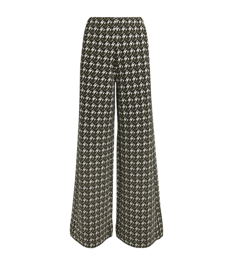 Me+Em Me+Em Ponte-Jersey Houndstooth Trousers