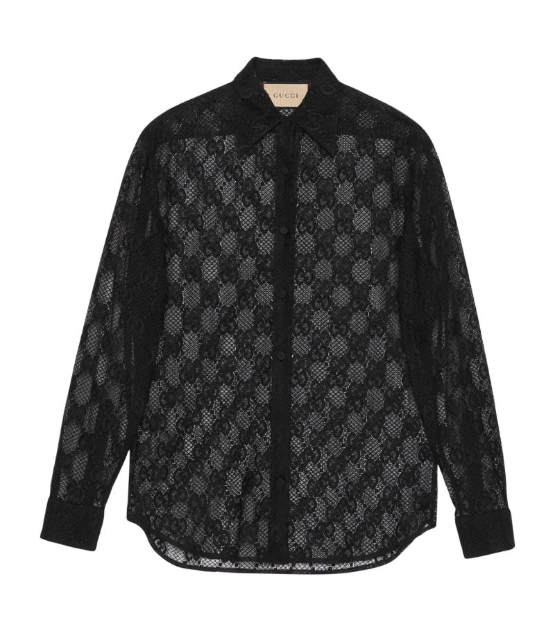 Gucci Gucci Lace GG Shirt