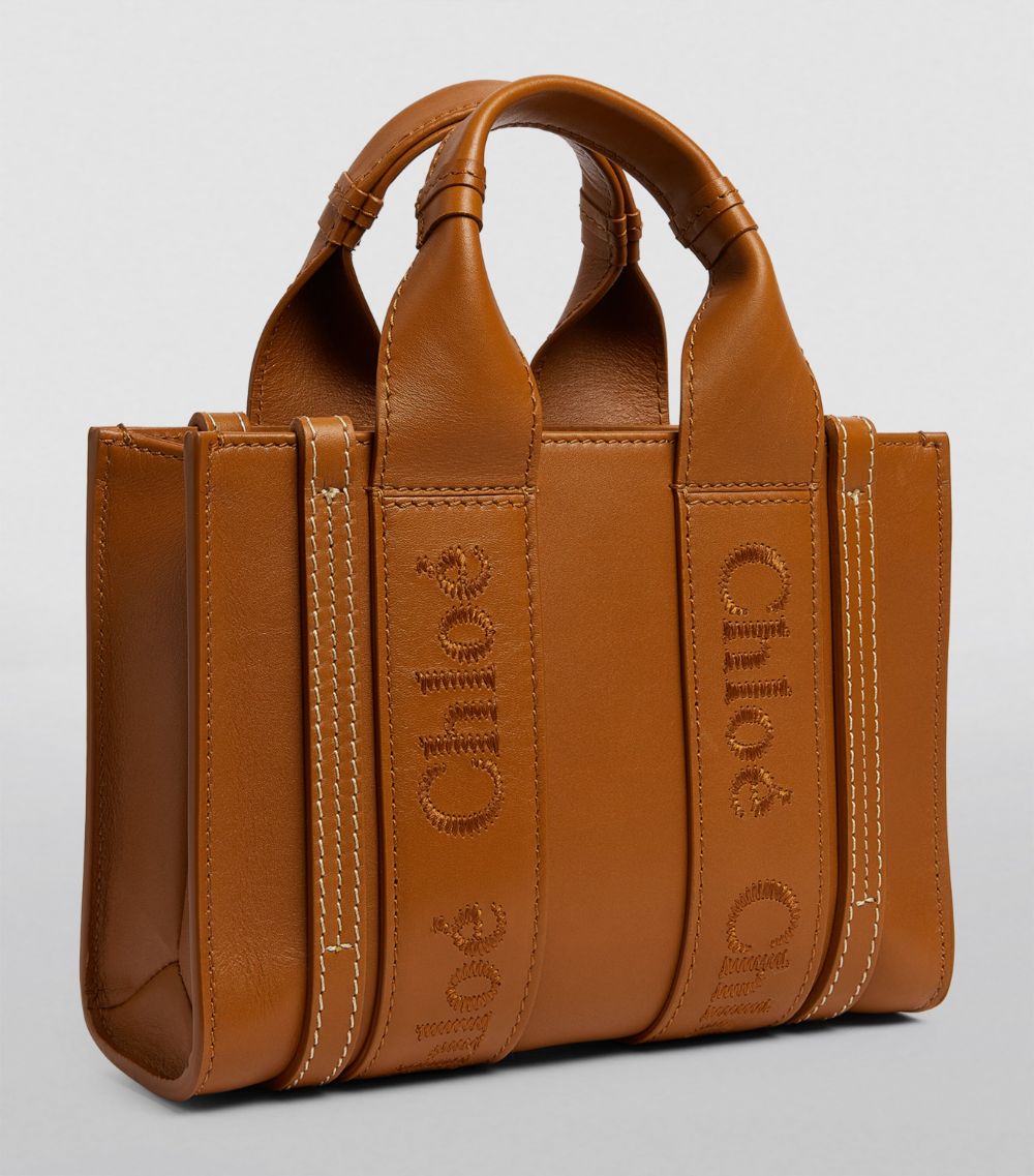 Chloé Chloé Mini Leather Woody Tote Bag