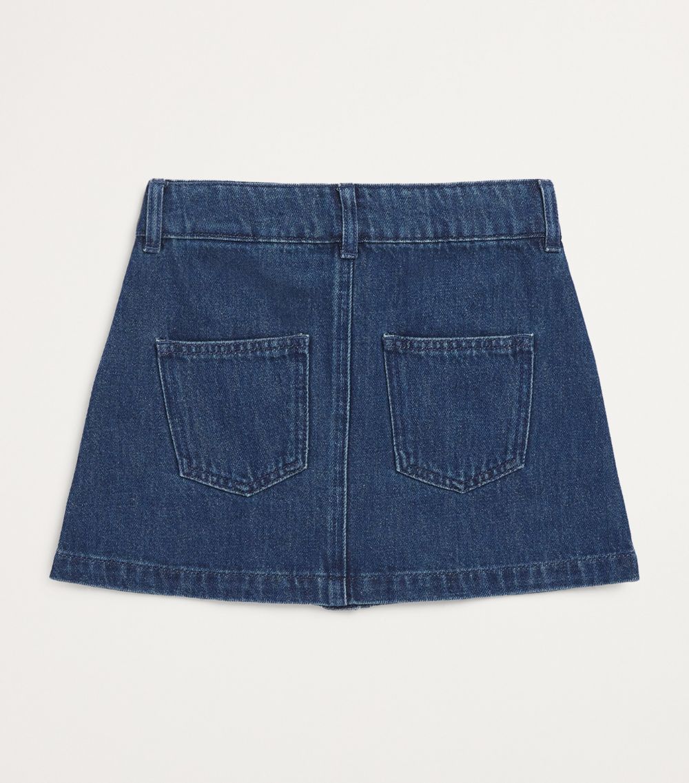 Off-White Kids Off-White Kids Denim Logo Mini Skirt (4-12 Years)