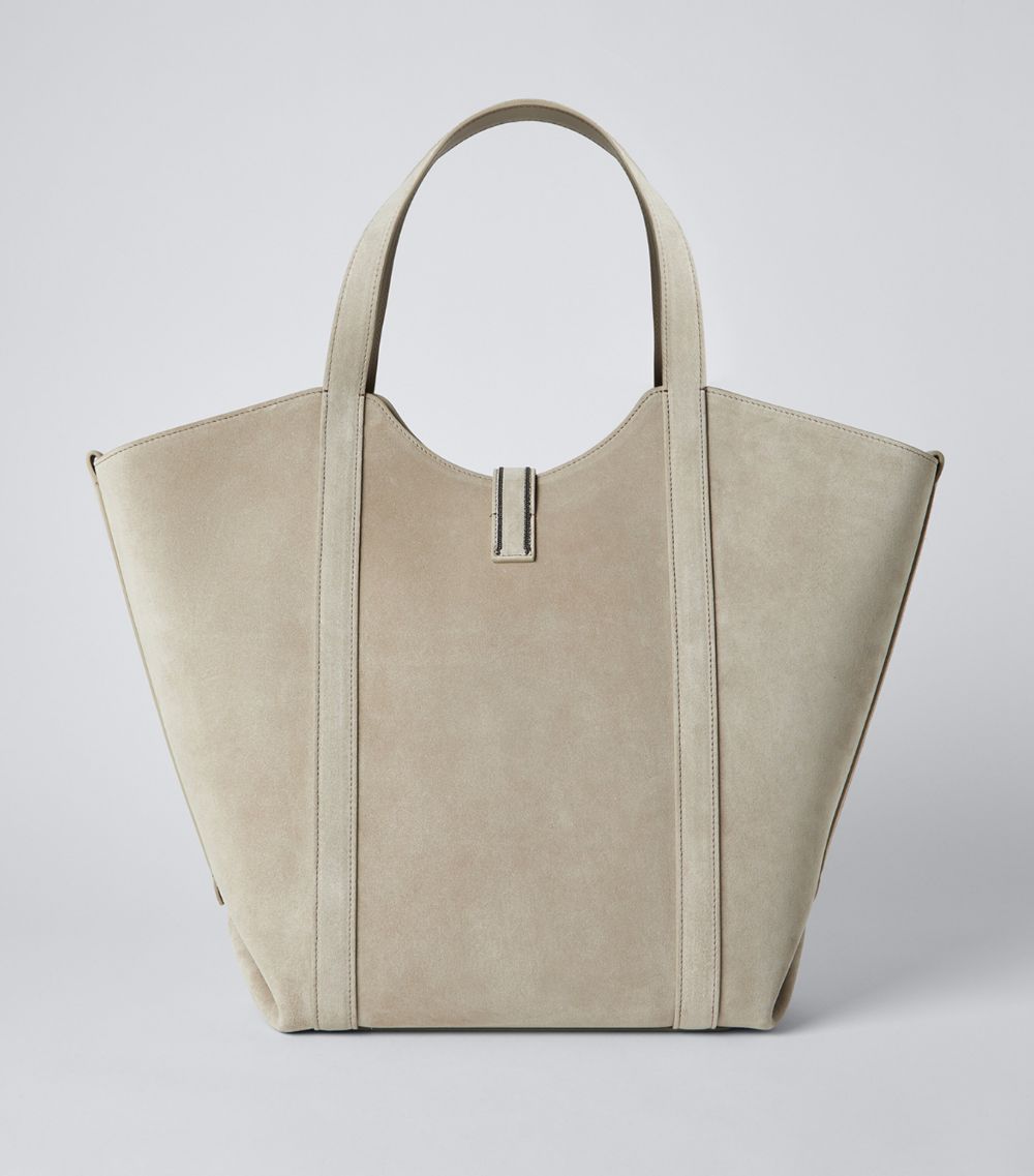 Brunello Cucinelli Brunello Cucinelli Suede Shopper Bag