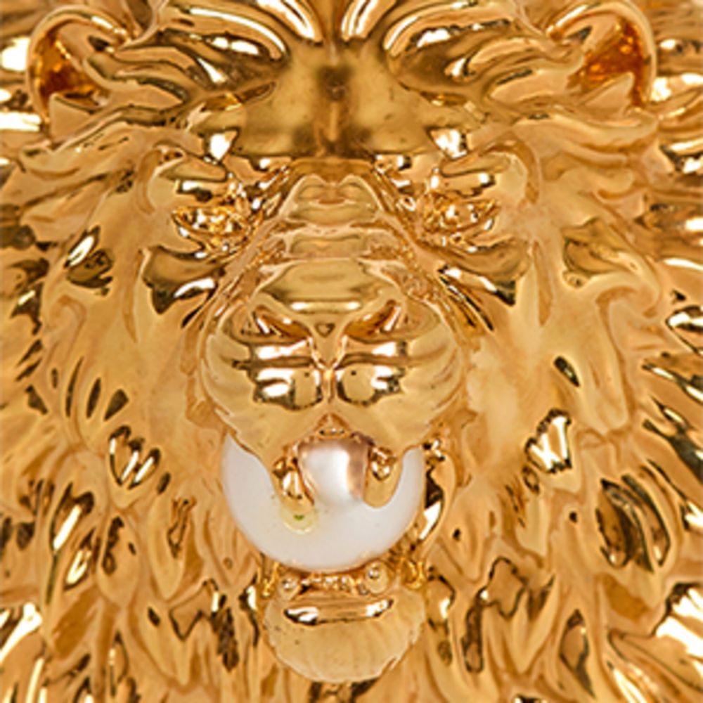 Balmain Balmain Pearl-Detail Lion Earrings