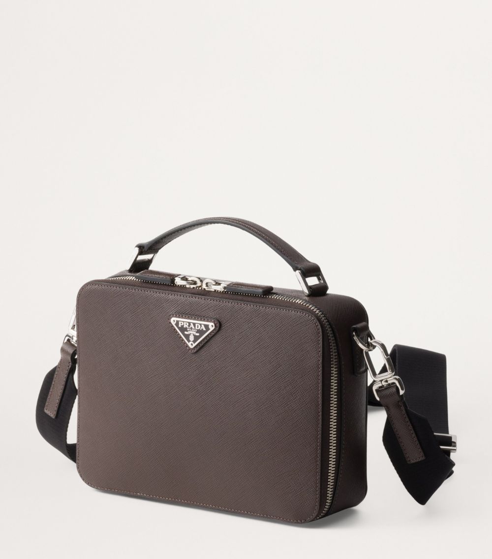 Prada Prada Medium Saffiano Leather Brique Top-Handle Bag