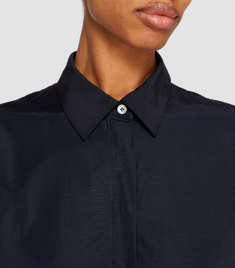 Max Mara Max Mara Cotton-Blend Shirt Dress