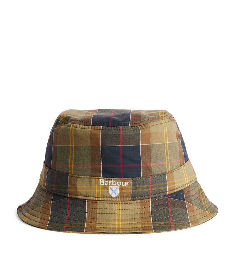 Barbour Barbour Cotton Tartan Logo Bucket Hat