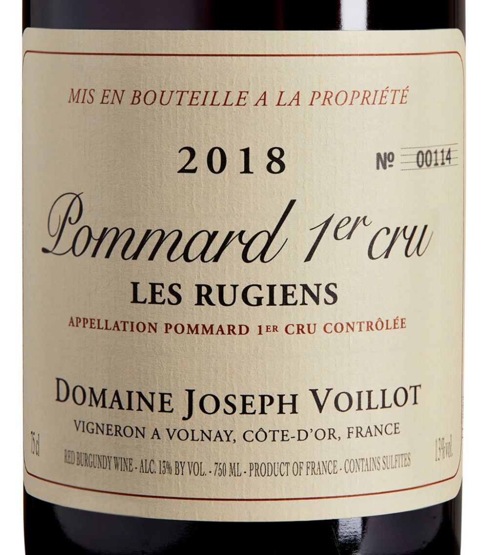 Domaine Joseph Voillot Domaine Joseph Voillot Pommard 1er Cru Les Rugiens 2018 (75cl) - Burgundy, France