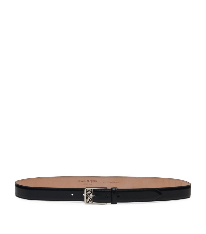 Alexander McQueen Alexander Mcqueen Leather Seal Buckle Belt