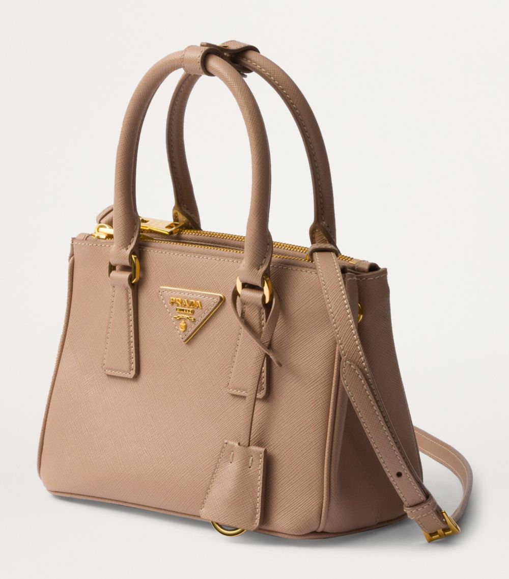 Prada Prada Mini Saffiano Leather Galleria Top-Handle Bag