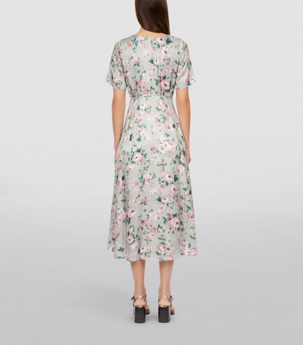 The Kooples The Kooples Floral Print Midi Dress