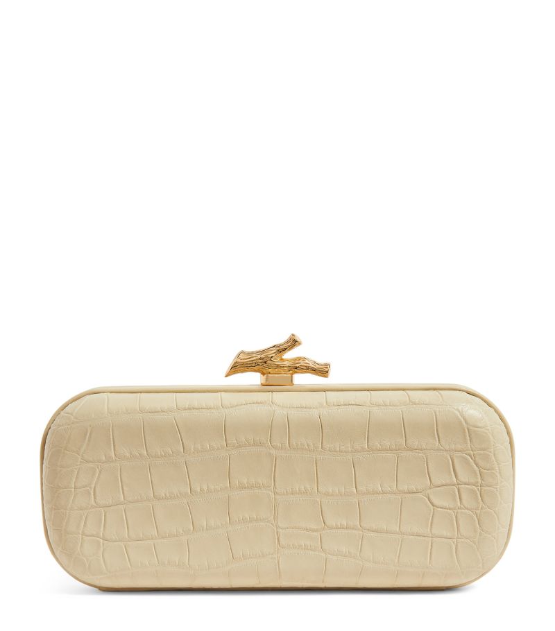 Maria Oliver Maria Oliver Alligator Emilia Clutch Bag