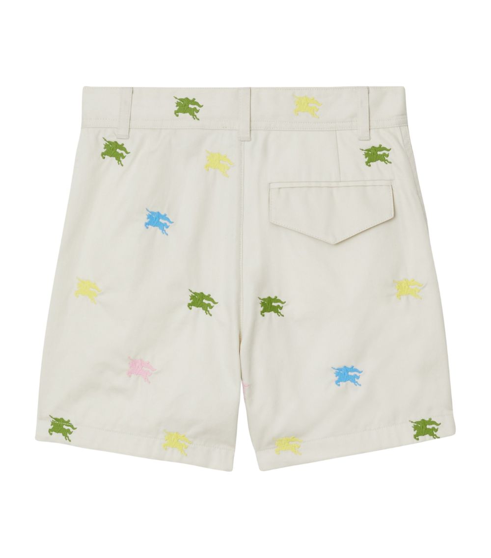 Burberry Burberry Kids Embroidered Ekd Shorts (3-14 Years)