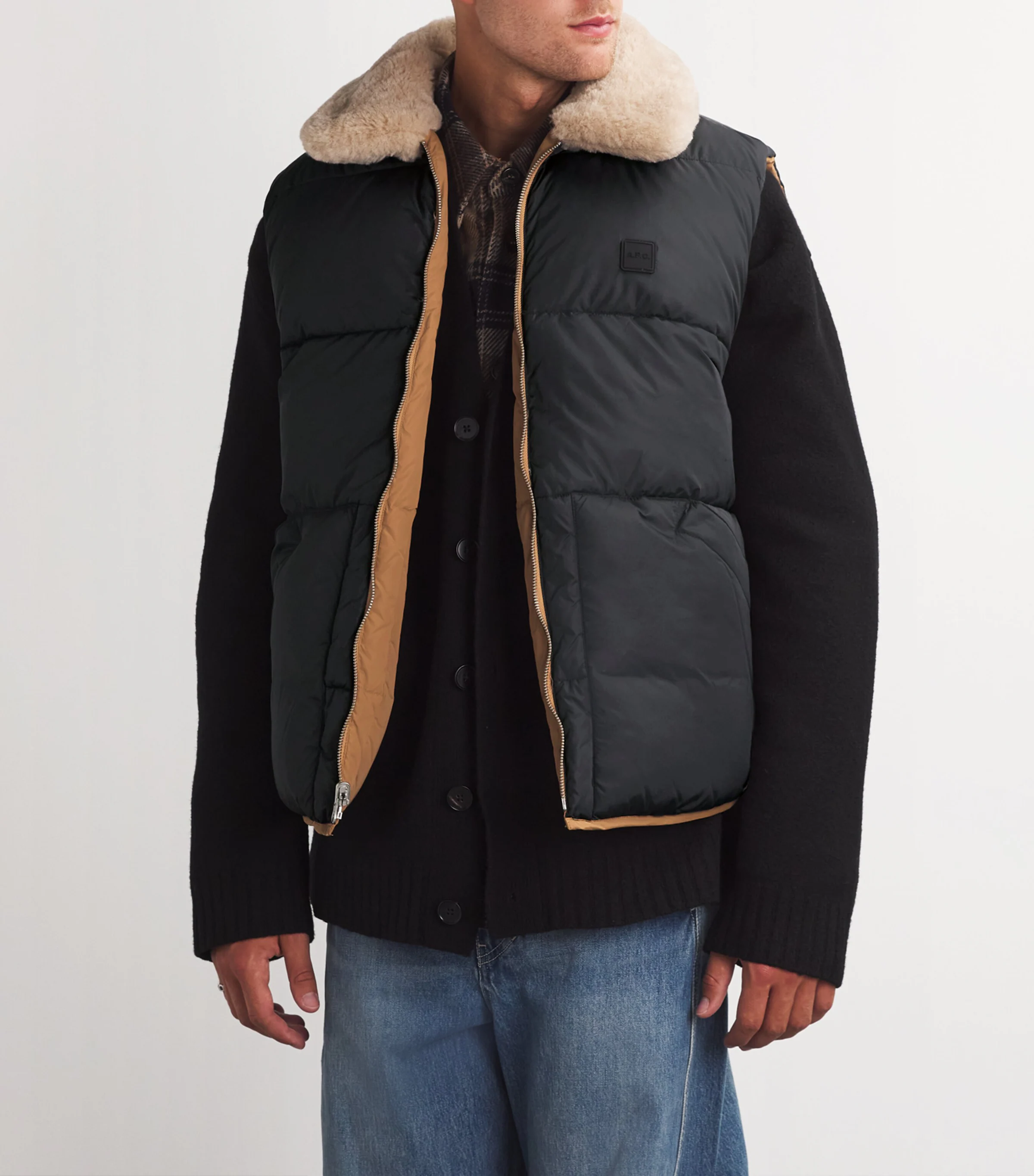 A.P.C. A. P.C. Teddy Reversible Gilet