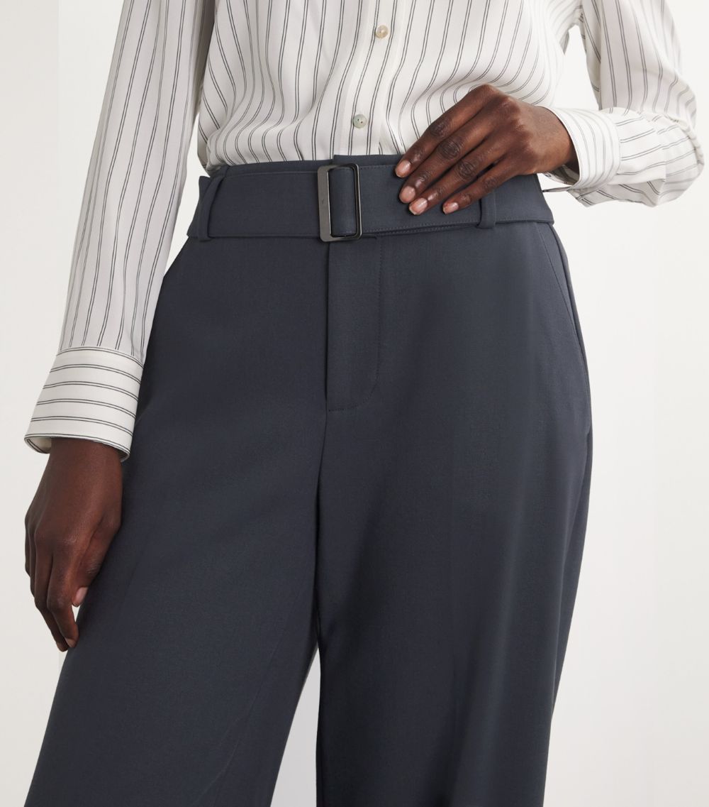 Vince Vince Belted Straight-Leg Trousers