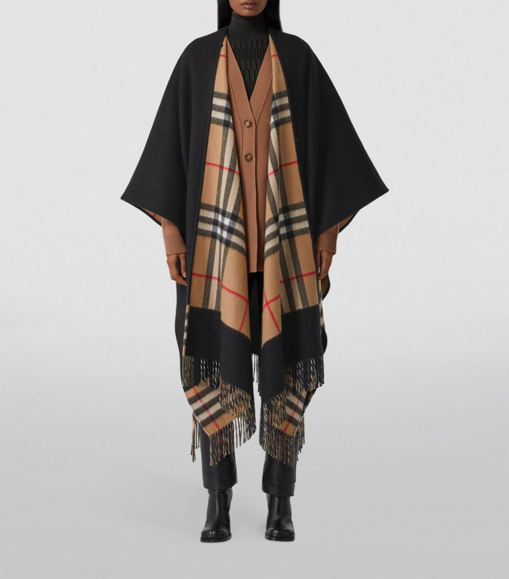 Burberry Burberry Cashmere-Wool Cape