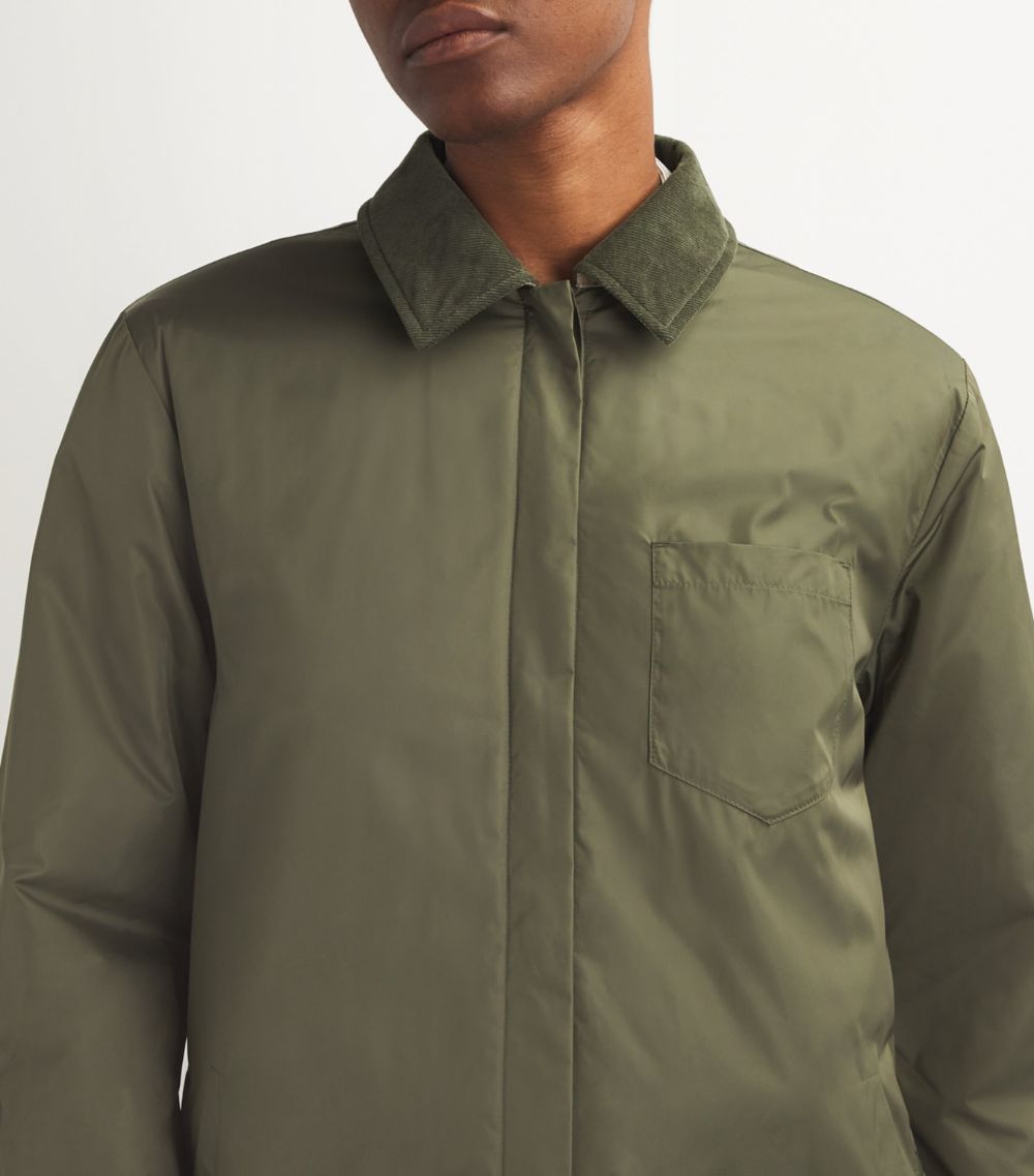 Max & Co. Max & Co. Corduroy-Trim Water-Resistant Jacket