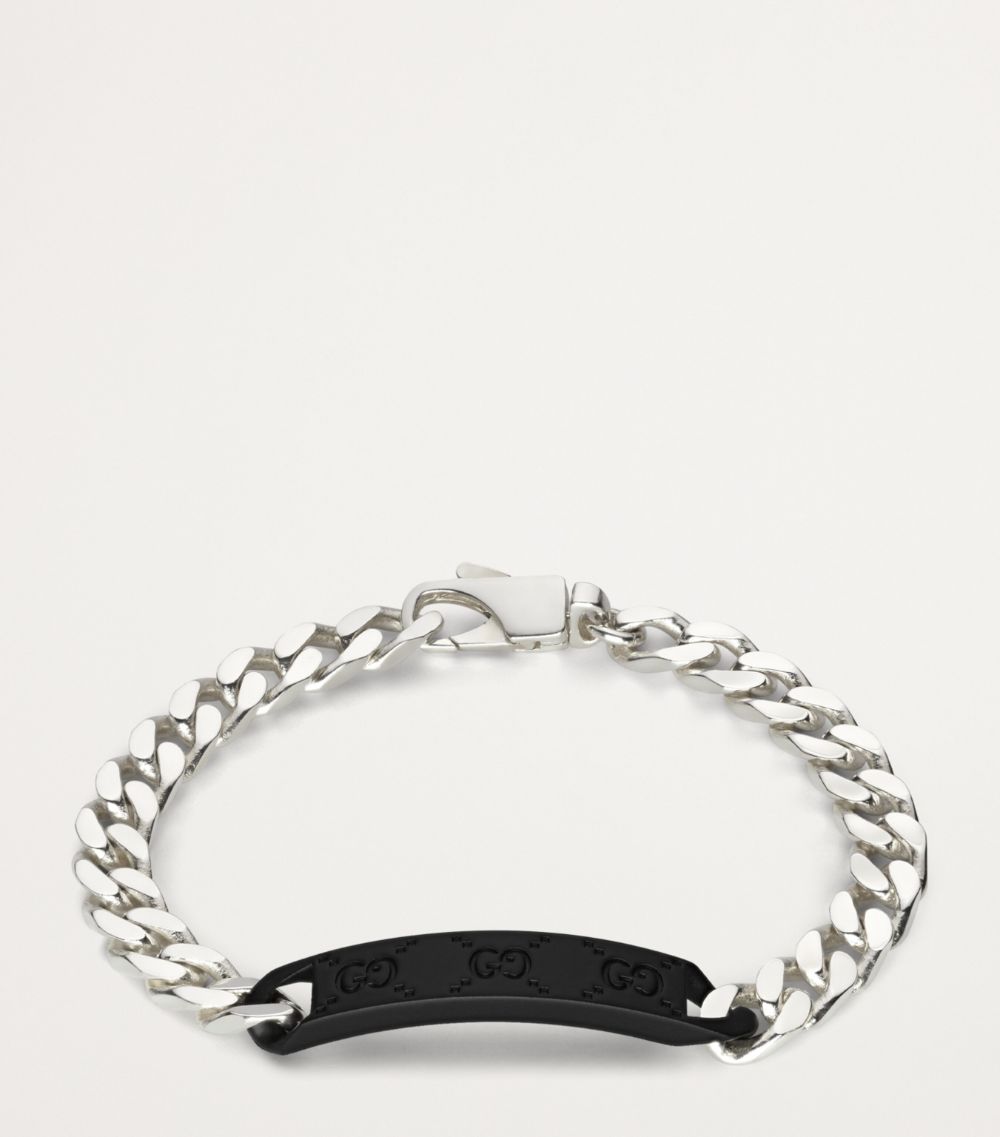 Gucci Gucci Sterling Silver Gg Chain Bracelet