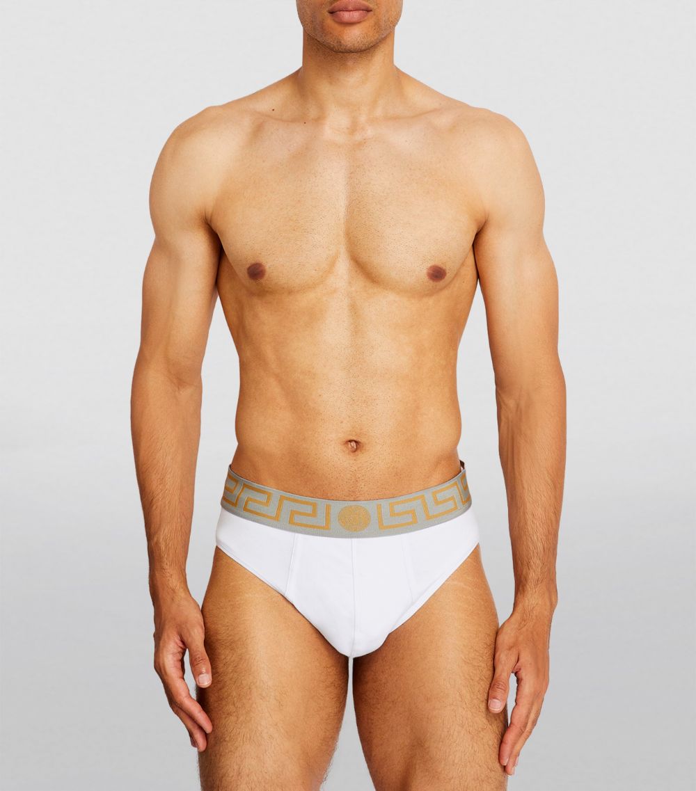 Versace Versace Low-Rise Greca Briefs