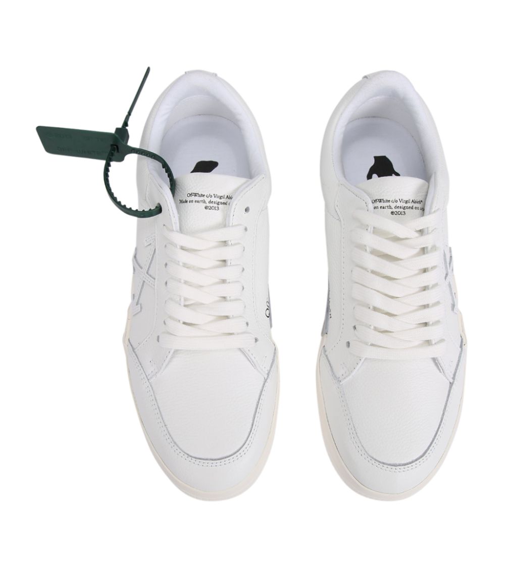 OFF-WHITE Off-White Leather Vulcanized Low-Top Sneakers