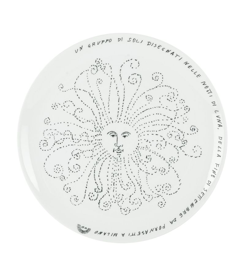 Fornasetti Fornasetti Solitario Plate