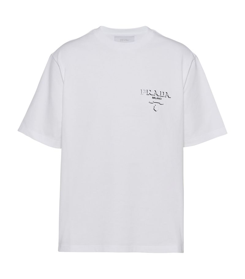 Prada Prada Cotton Logo T-Shirt