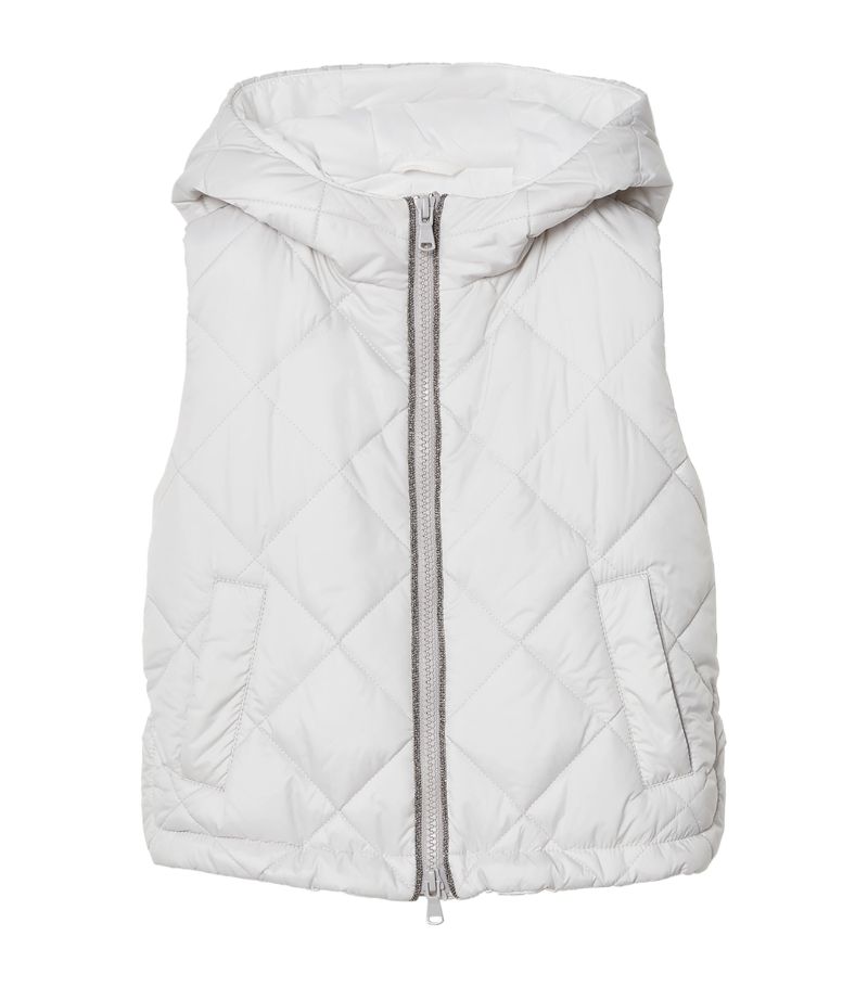 Brunello Cucinelli Kids Brunello Cucinelli Kids Water-Repellent Padded Gilet