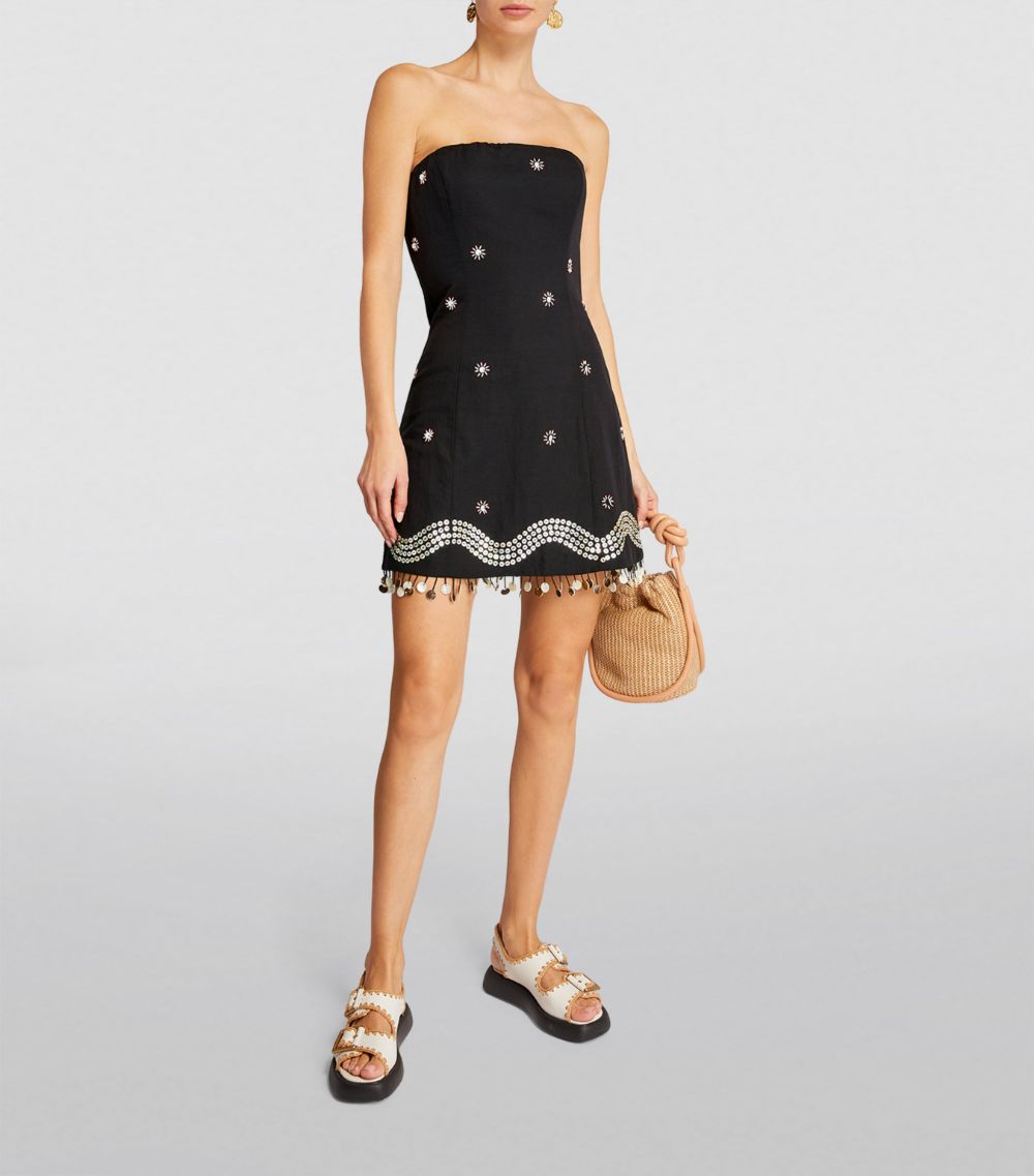 Rhode Rhode Embellished Giovanna Mini Dress