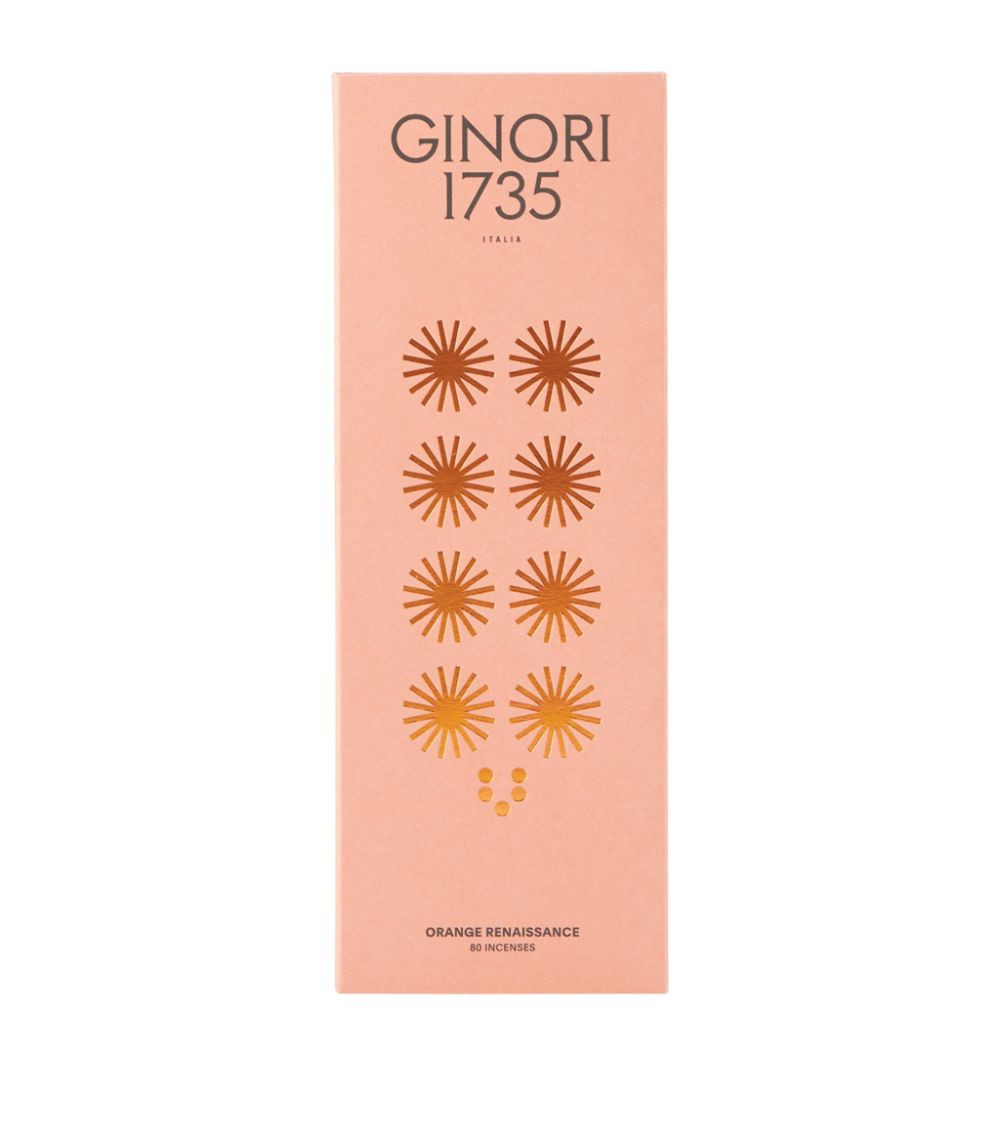 Ginori GINORI 1735 Orange Renaissance Incense (80 Sticks) - Refill