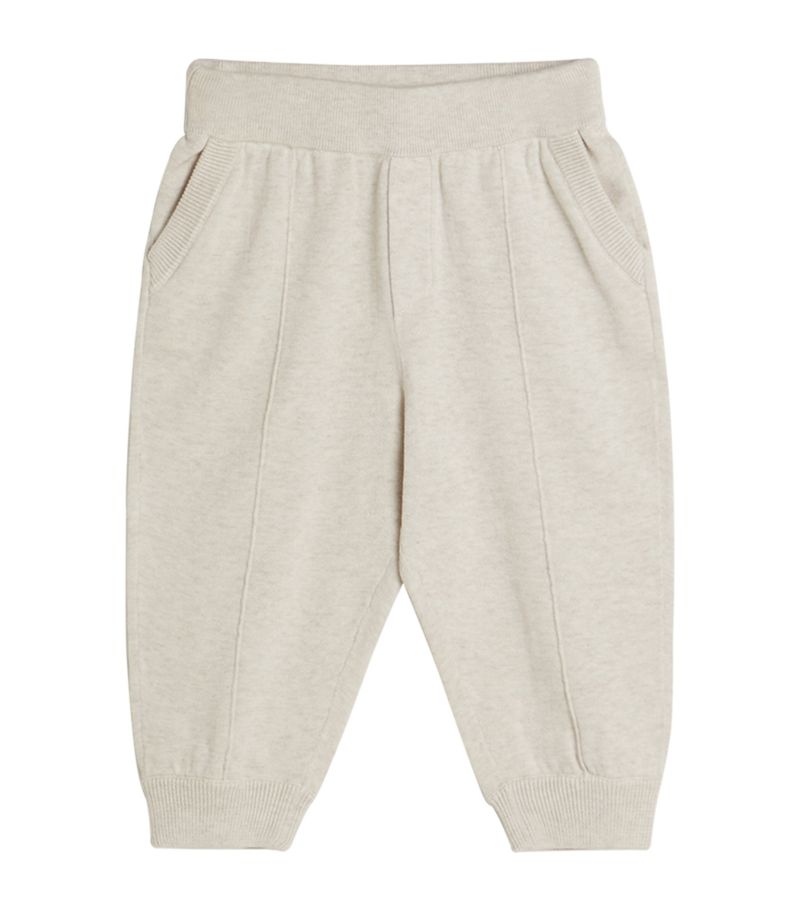 Brunello Cucinelli Kids Brunello Cucinelli Kids Cotton-Knit Bernie Sweatpants (2-6 Years)