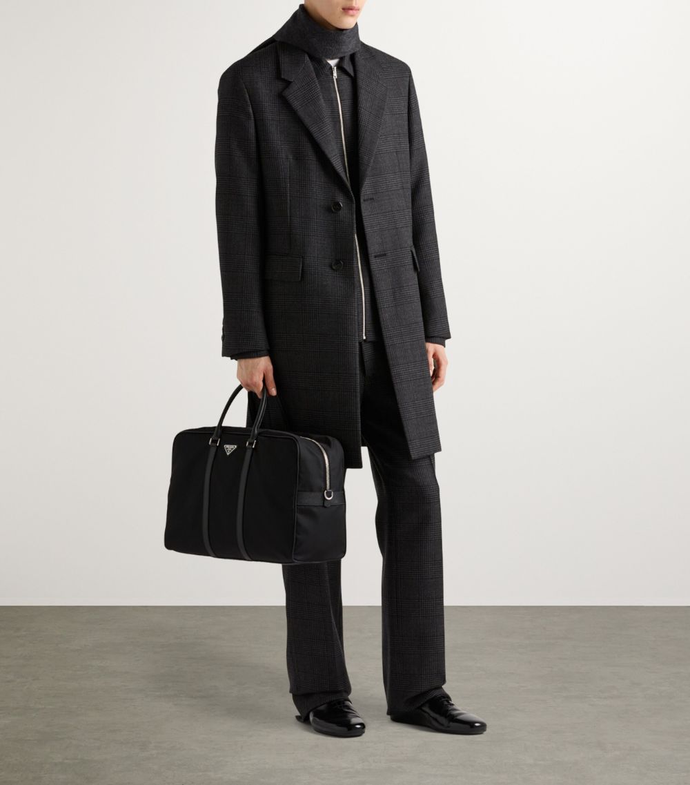 Prada Prada Wool Single-Breasted Overcoat