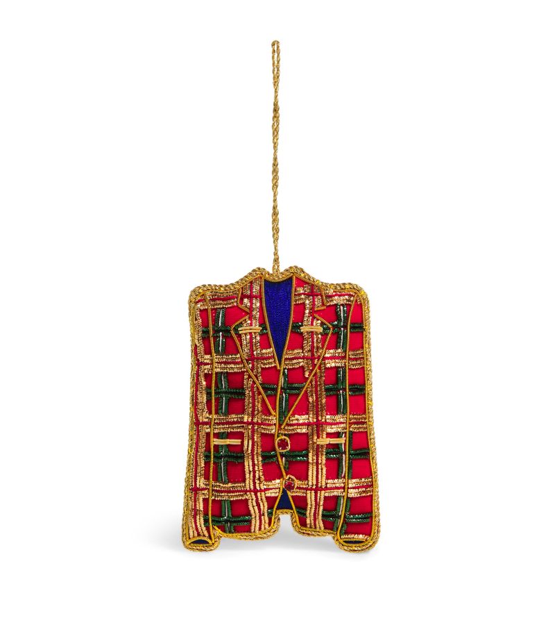 Tinker Tailor Tinker Tailor Tartan Jacket Tree Decoration