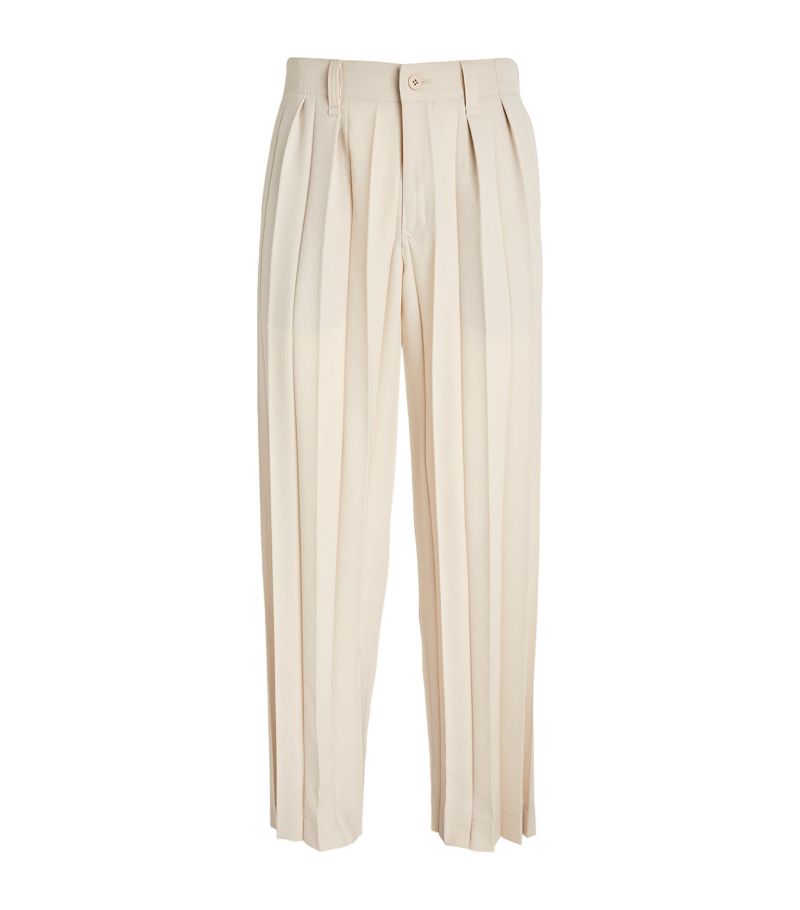Homme Plissé Issey Miyake Homme Plissé Issey Miyake Wide-Pleat Tailored Trousers