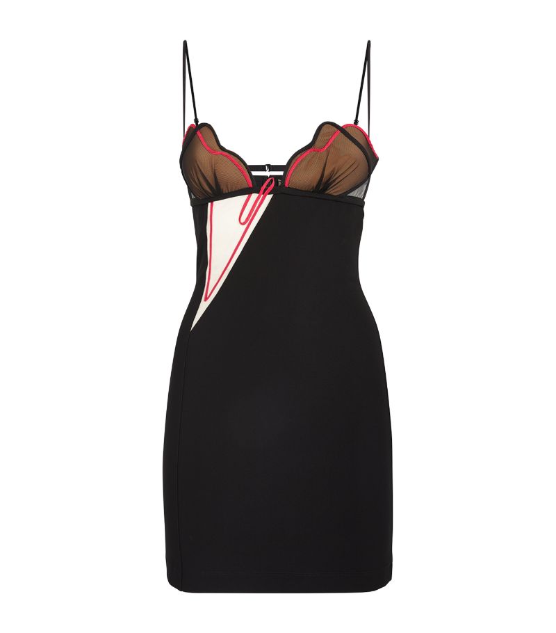 Nensi Dojaka Nensi Dojaka Cut-Out Heartbeat Mini Dress