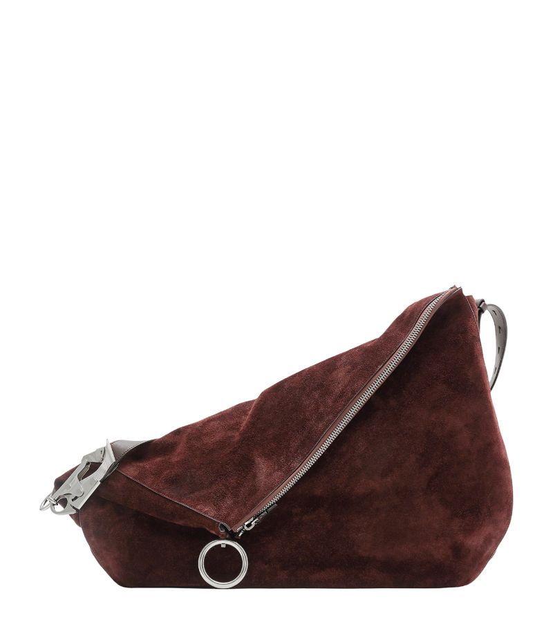 Burberry Burberry Calf Suede Shoulder Bag