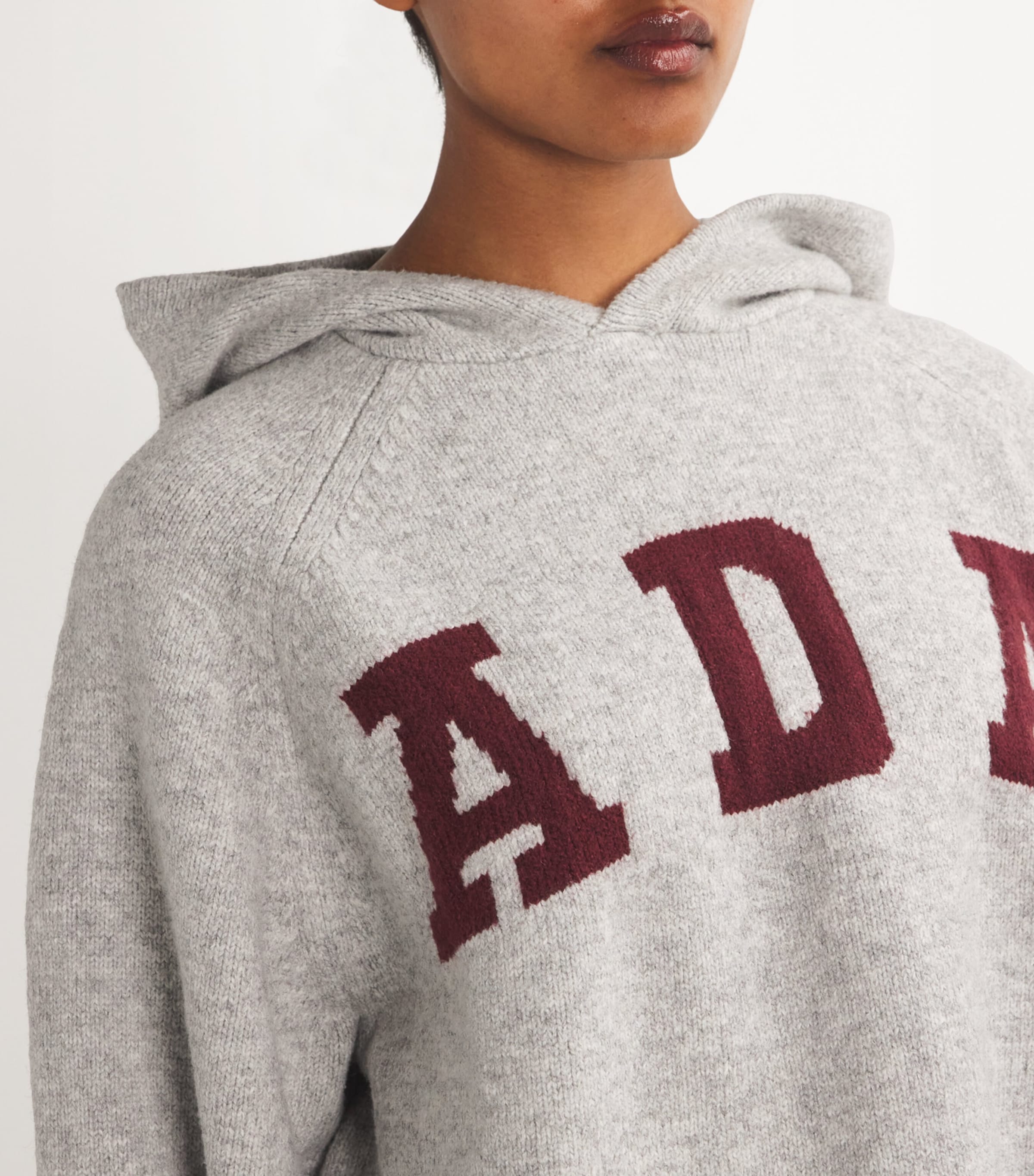 Adanola Adanola Knitted Oversized Ada Hoodie