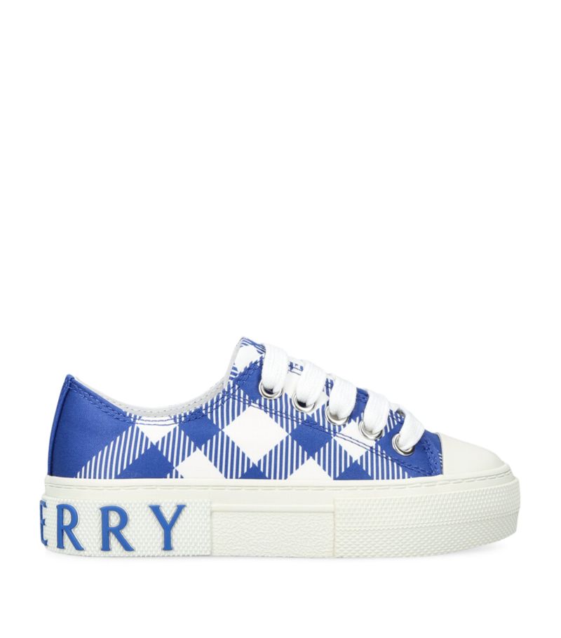 Burberry Burberry Kids Check Low-Top Sneakers