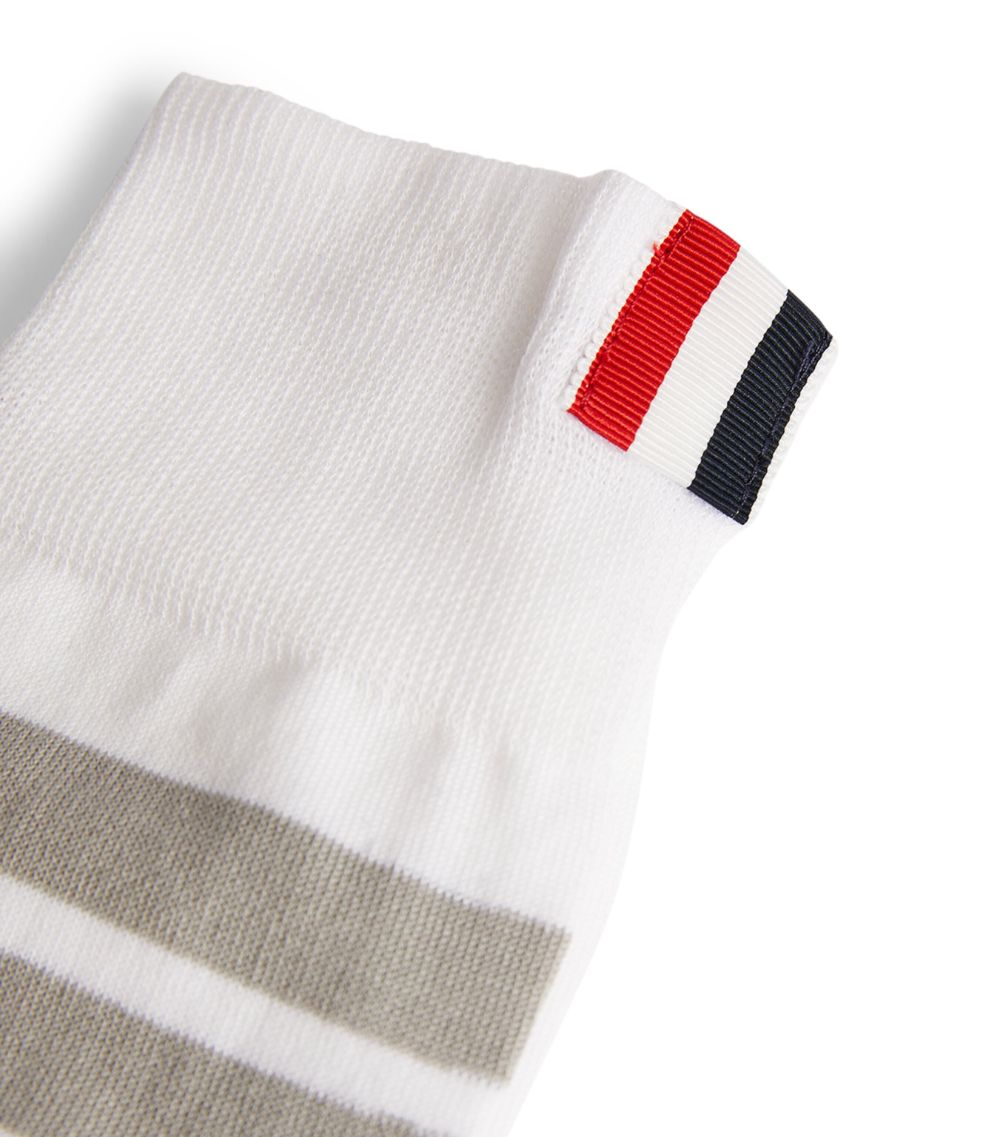 Thom Browne Thom Browne Cotton-Blend 4-Bar Mid-Calf Socks