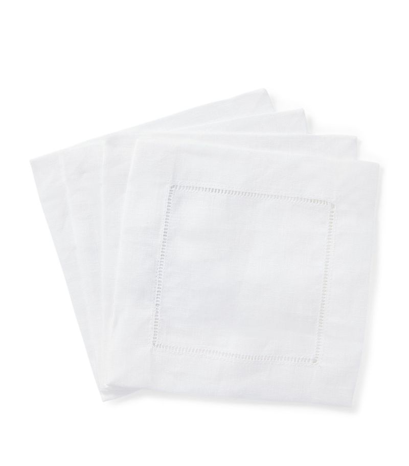 Ralph Lauren Home Ralph Lauren Home Set Of 4 Kenmore Cocktail Napkins (15Cm X 15Cm)