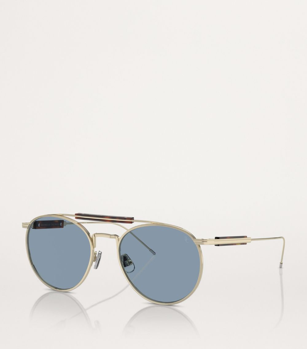 Brunello Cucinelli Brunello Cucinelli Titanium Bc2004St Sunglasses