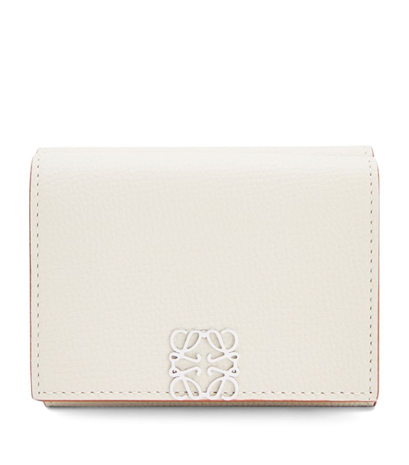 Loewe LOEWE Leather Anagram Trifold Wallet