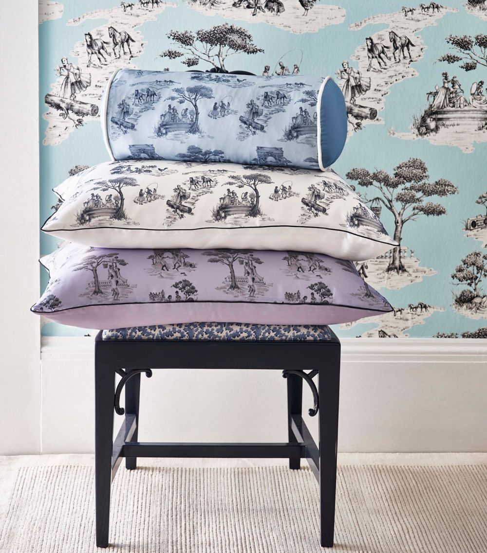 Gingerlily Gingerlily X Sheila Bridges Silk Harlem Toile Pillowcase (50Cm X 75Cm)