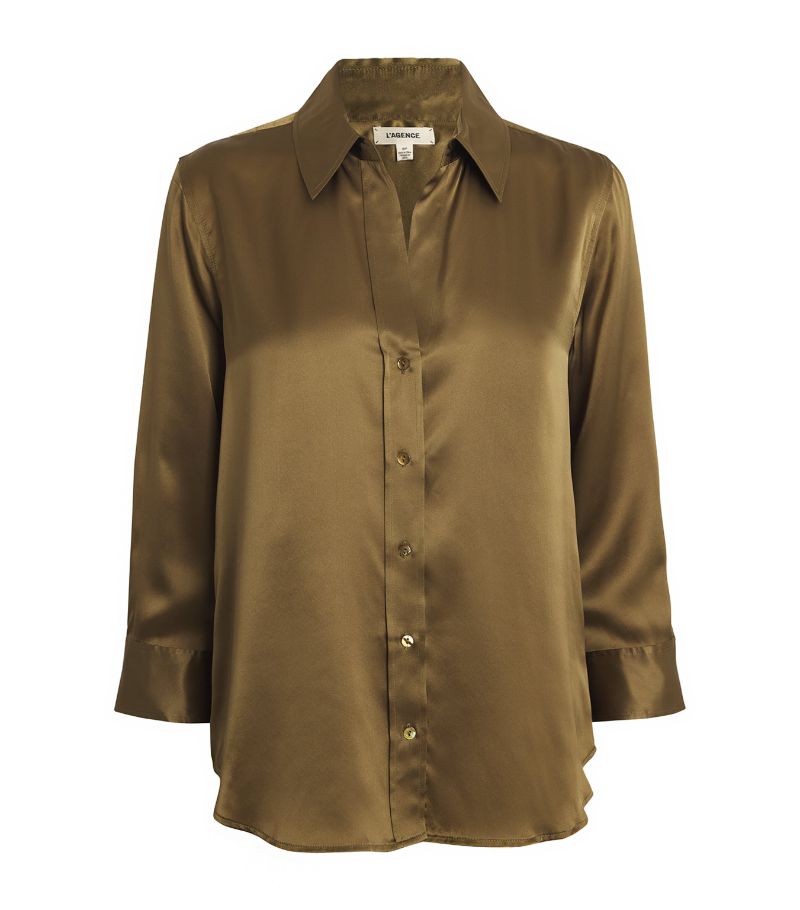 L'Agence L'Agence Silk Dani Shirt